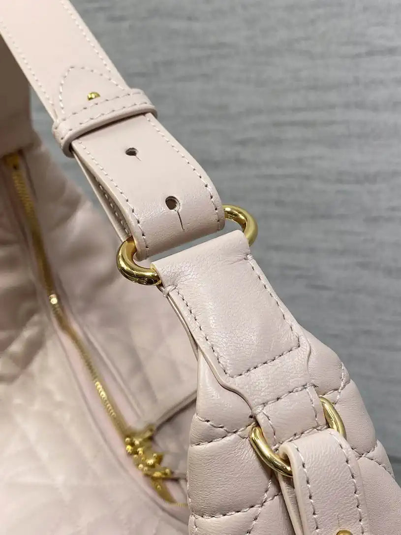 Dior M6322 Large D-Dream Bag Pink Macrocannage Lambskin