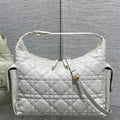 Dior M6322 Large D-Dream Bag White Macrocannage Lambskin