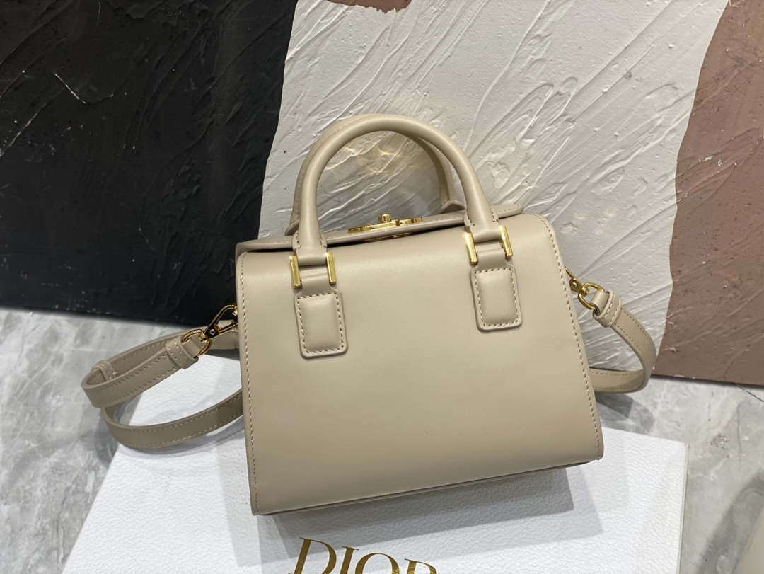 Dior M8671UBEQ_M900 Small Boston bag Beige box Calfskin - Default Title - View 2