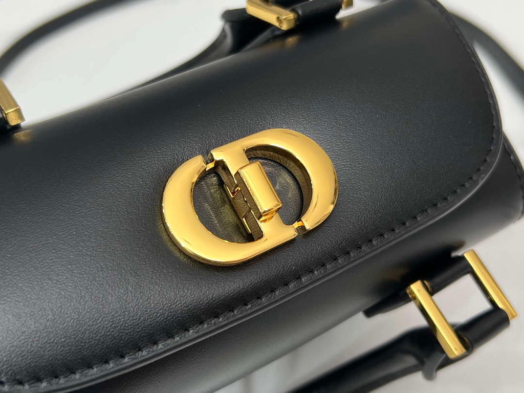 Dior M8671UBEQ_M900 Small boston bag black box calfskin