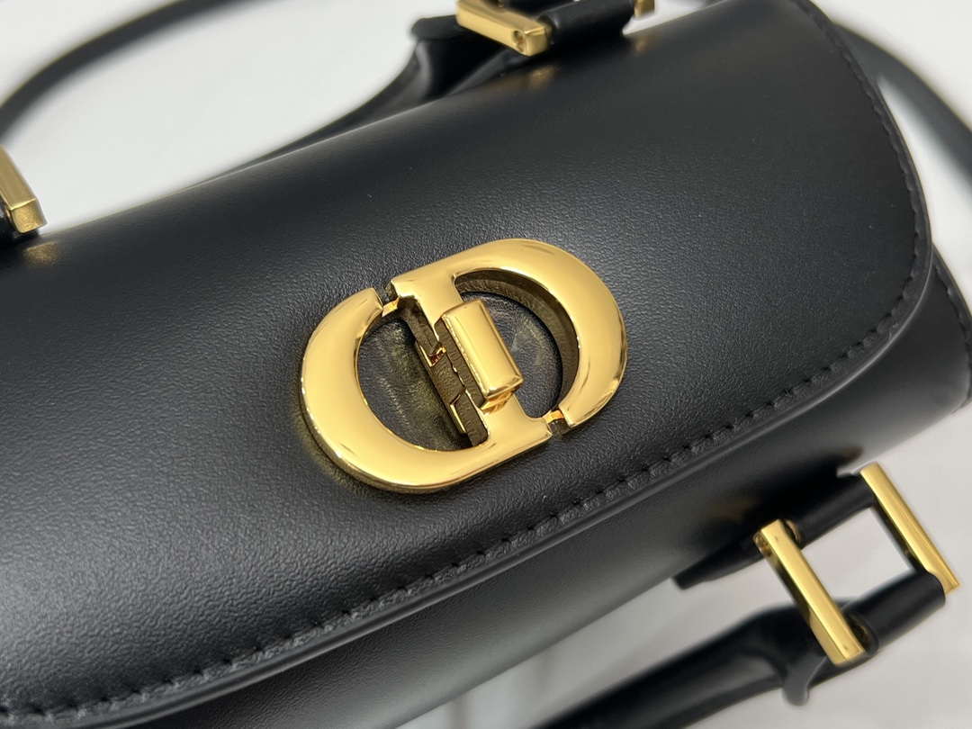 Dior M8671UBEQ_M900 Small boston bag black box calfskin