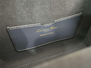 Dior M8671UBEQ_M900 Small Boston bag Navy Blue box Oblique Embroidery and Smooth Calfskin - Default Title - View 9