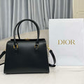 Dior M8675 Medium Boston bag Black box Calfskin - Default Title - View 1
