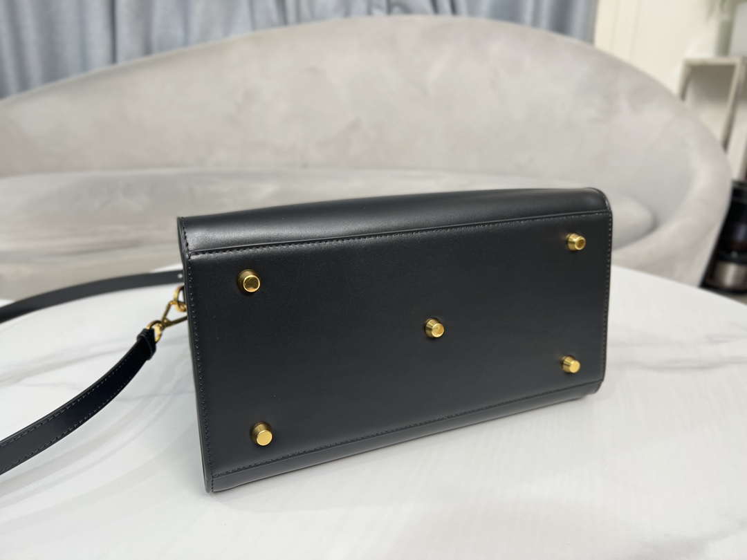 Dior M8675 Medium Boston bag Black box Calfskin - Default Title - View 6