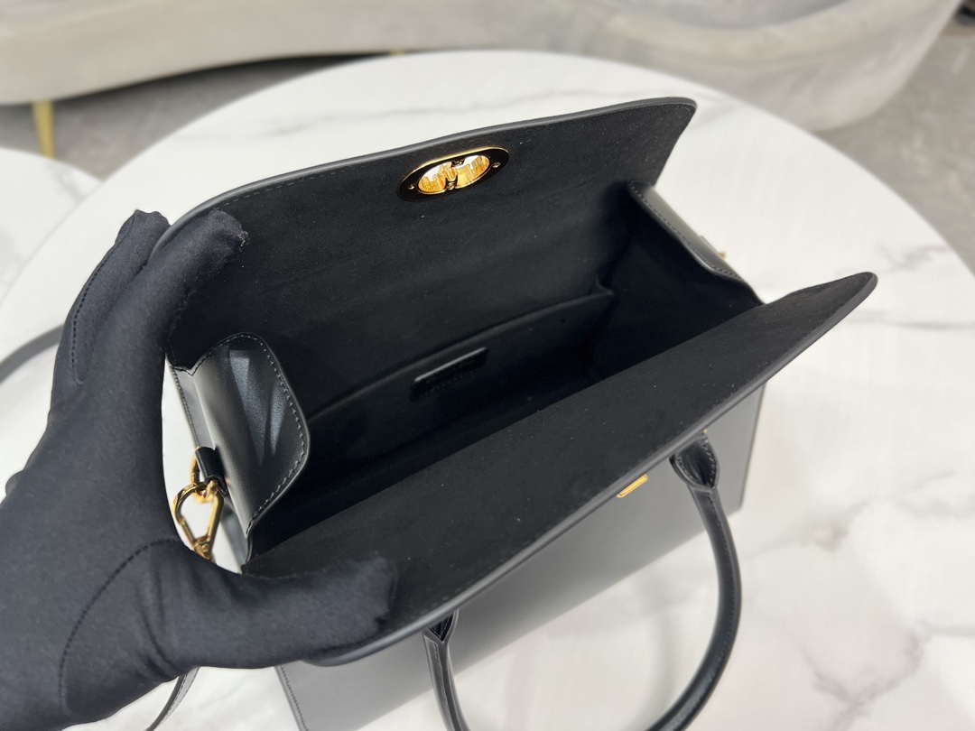 Dior M8675 Medium Boston bag Black box Calfskin