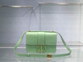 Dior M9204 Dior 30 Montaigne Box Bag Green Box Calfskin - Voguebags