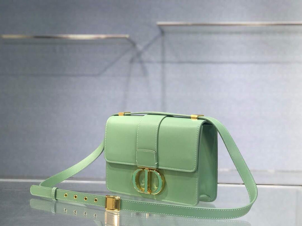 Dior M9204 Dior 30 Montaigne Box Bag Green Box Calfskin - Voguebags