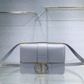 Dior M9204 Dior 30 Montaigne Box Bag Calfskin Light Blue - Voguebags