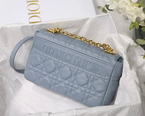 Dior M9241 Dior Small Dior Caro Bag Blue - luxibagsmall