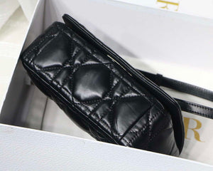 Dior M9241 Small Quilted Macrocannage Calfskin Black - Default Title - View 7
