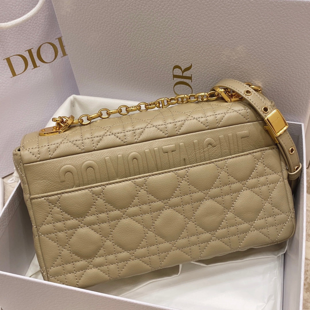 Dior Medium Caro Bag Calfskin M9242 Apricot - Default Title - View 3