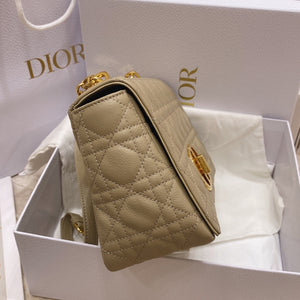 Dior Medium Caro Bag Calfskin M9242 Apricot - Default Title - View 6