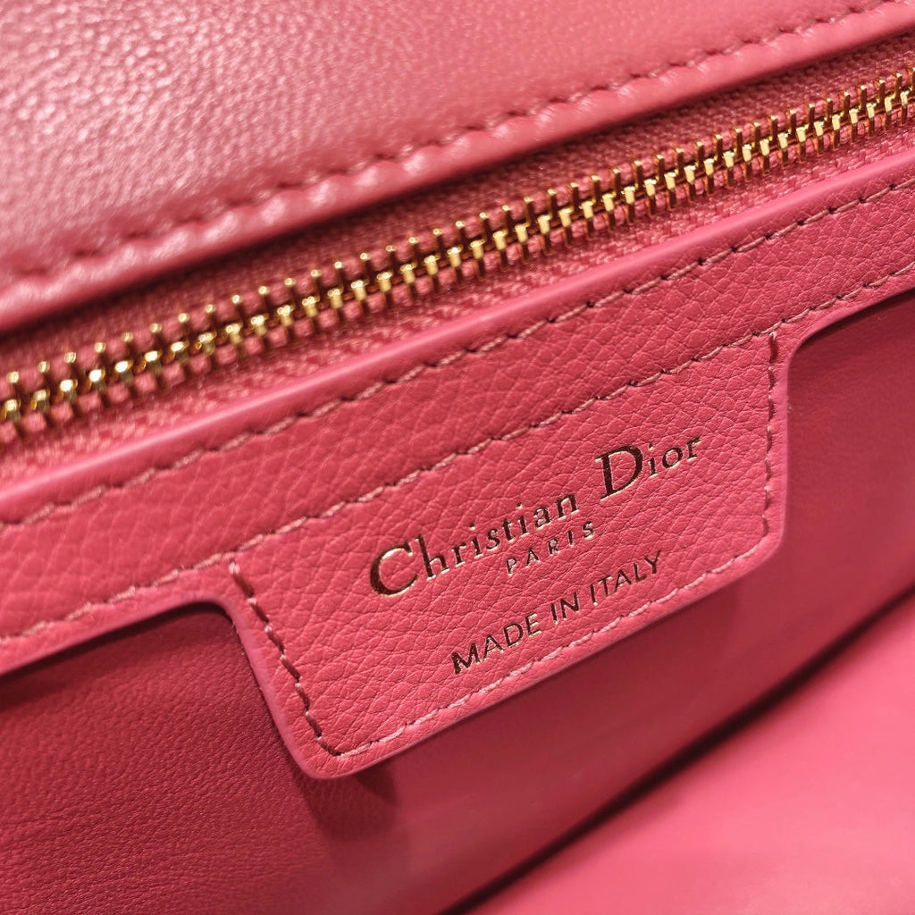 Dior Medium Caro Bag Calfskin M9242 Red