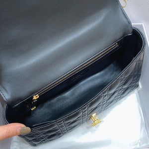 Dior Medium Caro Bag Calfskin M9242 Black - Default Title - View 8