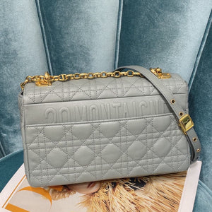 Dior Medium Caro Bag Calfskin M9242 Gray - Default Title - View 3