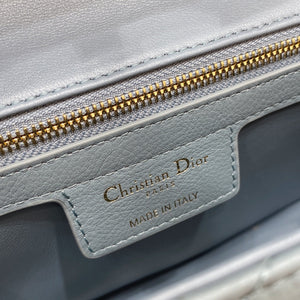 Dior Medium Caro Bag Calfskin M9242 Blue - Default Title - View 9