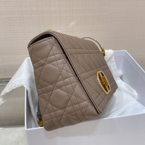 Dior Medium Caro Bag Calfskin M9242 Kakhi - Default Title - View 5