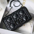 Dior M9242 Medium Quilted Macrocannage Calfskin Black - Default Title - View 1