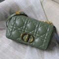 Dior M9242 Medium Quilted Macrocannage Calfskin Green - Default Title - View 1