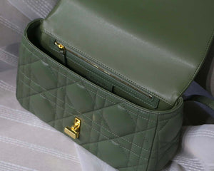 Dior M9242 Medium Quilted Macrocannage Calfskin Green - Default Title - View 8
