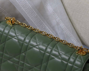 Dior M9243 Large Quilted Macrocannage Calfskin Green - Default Title - View 4