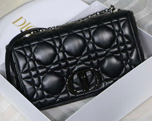 Dior M9243 Large Quilted Macrocannage Calfskin Black - Default Title - View 2