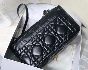 Dior M9243 Large Quilted Macrocannage Calfskin Black - Default Title - View 4
