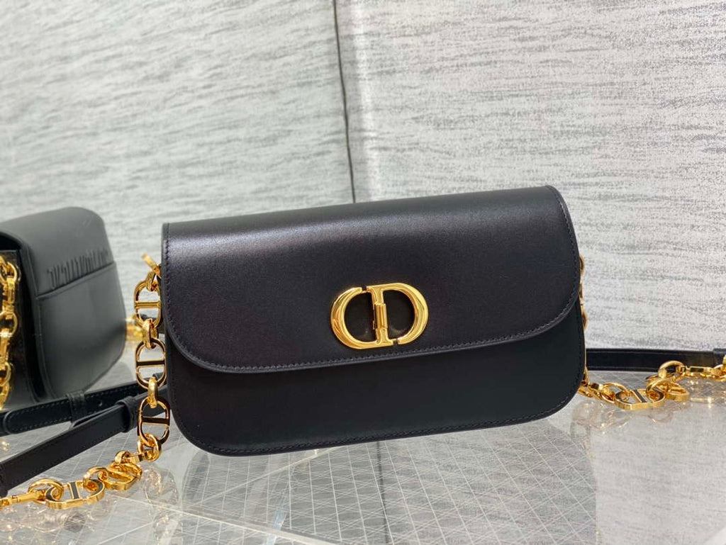 Dior M9260 30 Montaigne Avenue Bag Black Box Calfskin