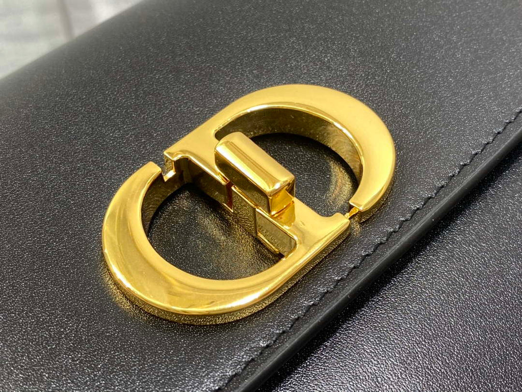 Dior M9260 30 Montaigne Avenue Bag Black Box Calfskin