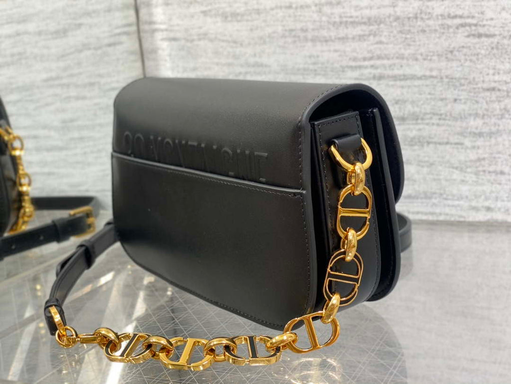 Dior M9260 30 Montaigne Avenue Bag Black Box Calfskin