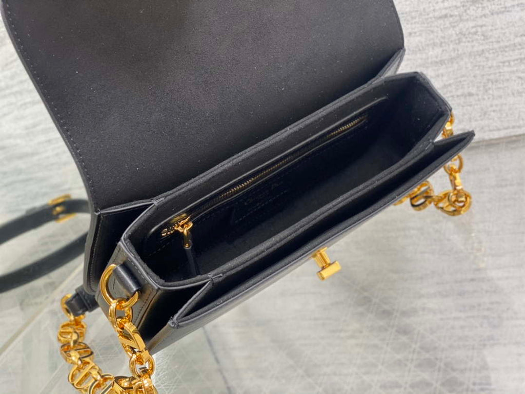 Dior M9260 30 Montaigne Avenue Bag Black Box Calfskin