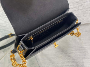 Dior M9260 30 Montaigne Avenue Bag Black Box Calfskin - Default Title - View 7