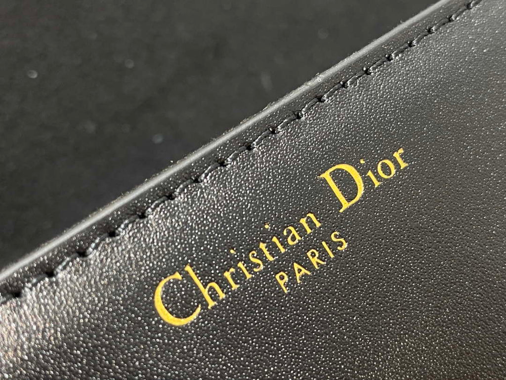 Dior M9260 30 Montaigne Avenue Bag Black Box Calfskin