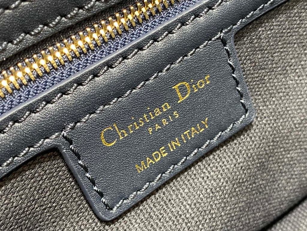 Dior M9260 30 Montaigne Avenue Bag Blue Dior Oblique Jacquard