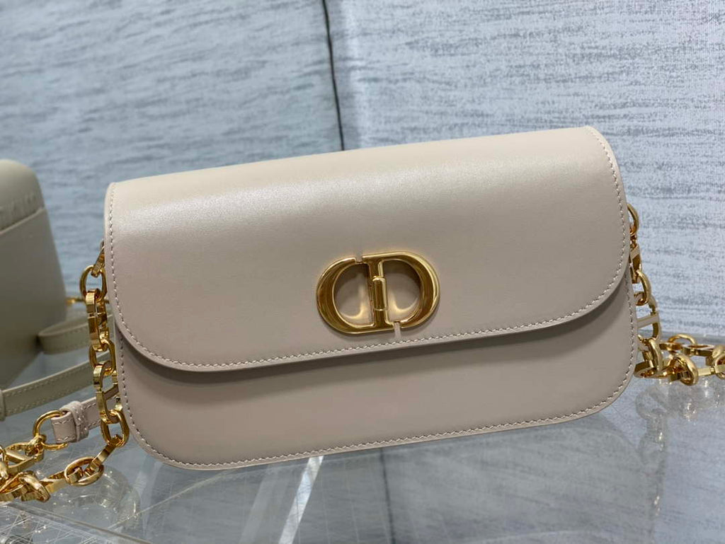 Dior M9260 30 Montaigne Avenue Bag Dusty Ivory Box Calfskin