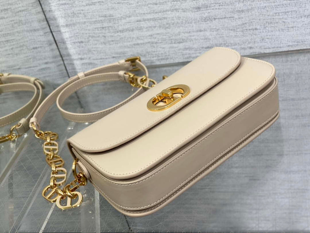 Dior M9260 30 Montaigne Avenue Bag Dusty Ivory Box Calfskin