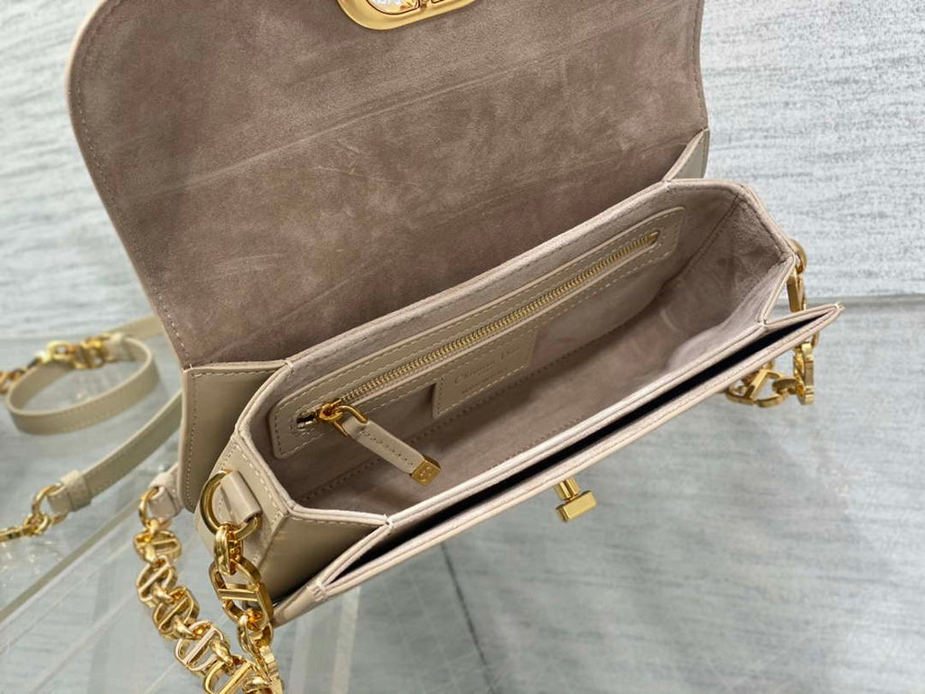 Dior M9260 30 Montaigne Avenue Bag Dusty Ivory Box Calfskin