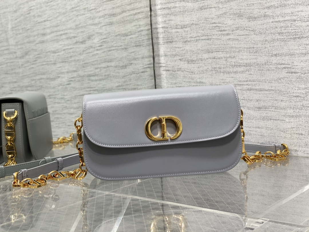 Dior M9260 30 Montaigne Avenue Bag Gray Box Calfskin