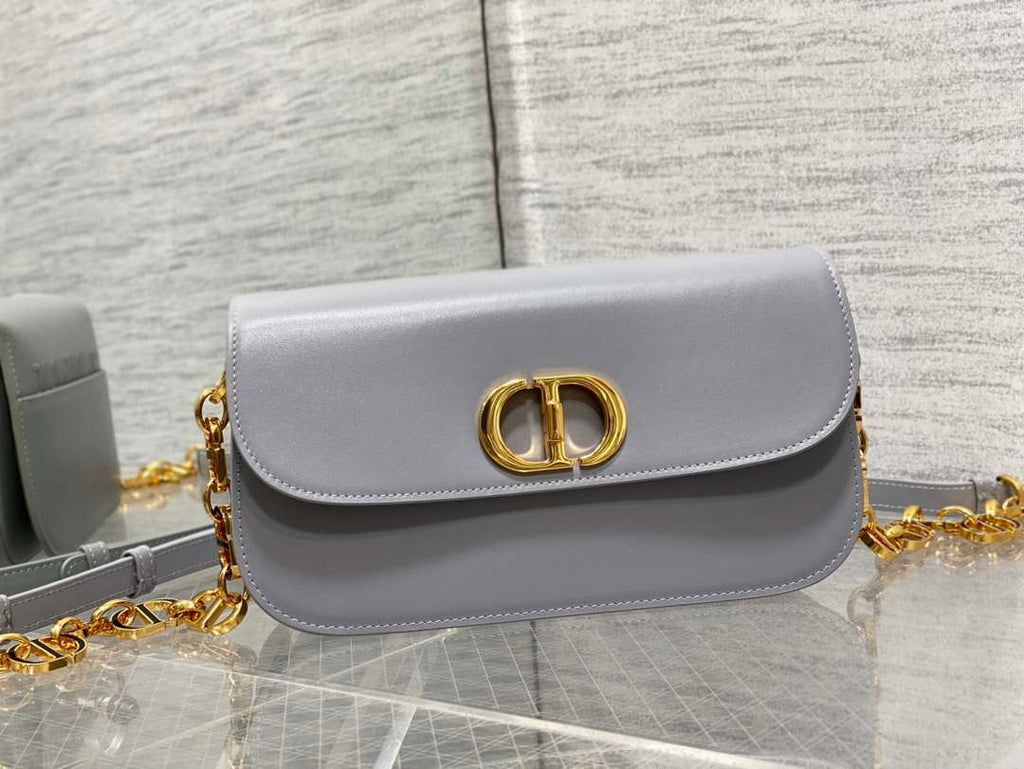 Dior M9260 30 Montaigne Avenue Bag Gray Box Calfskin