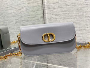 Dior M9260 30 Montaigne Avenue Bag Gray Box Calfskin - Default Title - View 2