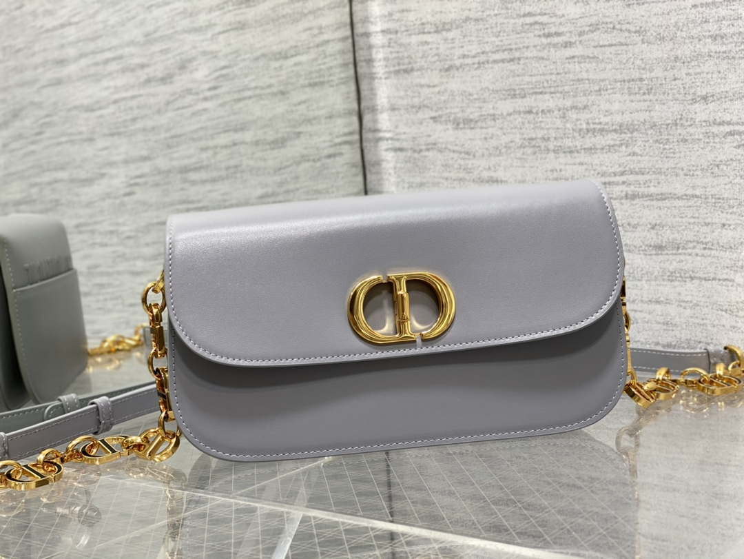 Dior M9260 30 Montaigne Avenue Bag Gray Box Calfskin