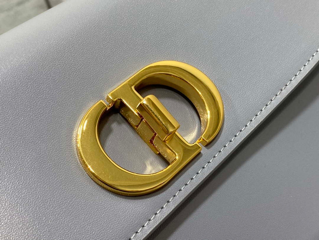 Dior M9260 30 Montaigne Avenue Bag Gray Box Calfskin