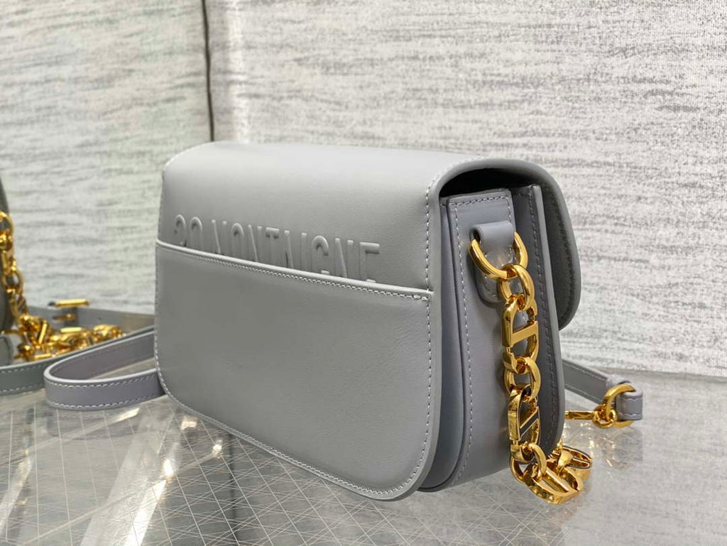 Dior M9260 30 Montaigne Avenue Bag Gray Box Calfskin