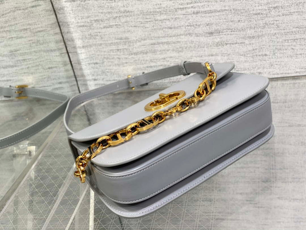 Dior M9260 30 Montaigne Avenue Bag Gray Box Calfskin