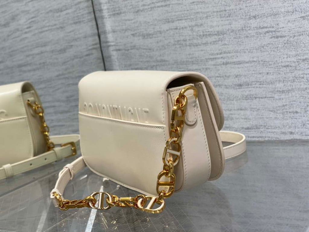 Dior M9260 30 Montaigne Avenue Bag Beige Box Calfskin