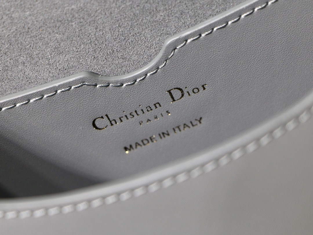 Dior M9317 Crossbody small dior Bobby bag Grey box Calfskin - Default Title - View 9