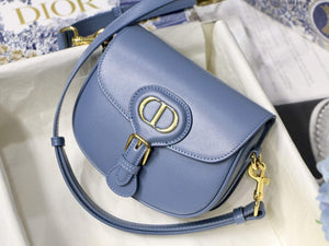 Dior M9317 Crossbody small dior Bobby bag Lake Blue box Calfskin - Default Title - View 1