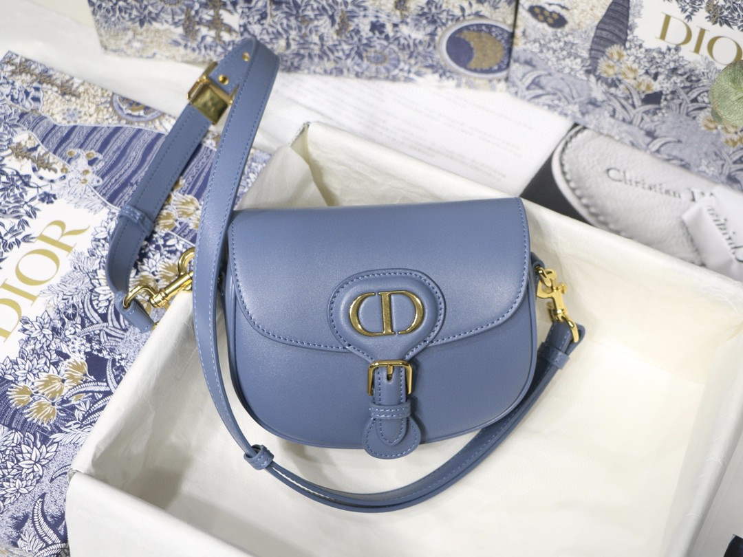 Dior M9317 Crossbody small dior Bobby bag Lake Blue box Calfskin