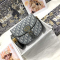 Dior M9317 Dior Bobby Medium Crossbody Bag Oblique Jacquard Light Green - Default Title - View 1
