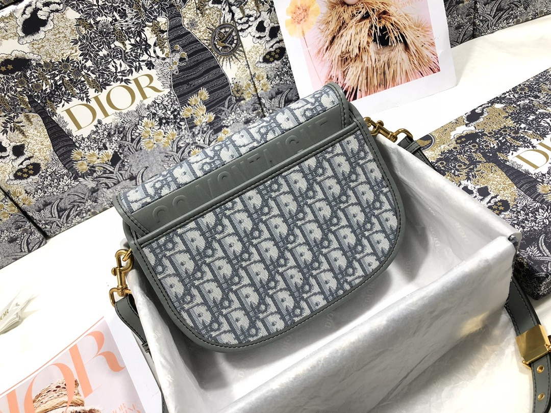 Dior M9317 Dior Bobby Medium Crossbody Bag Oblique Jacquard Light Green - Default Title - View 2